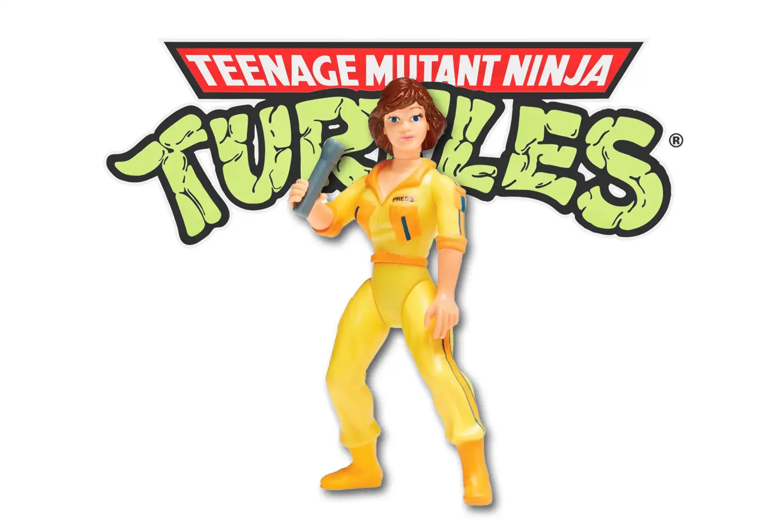 April O'Neil TMNT action figure from 1988 featured