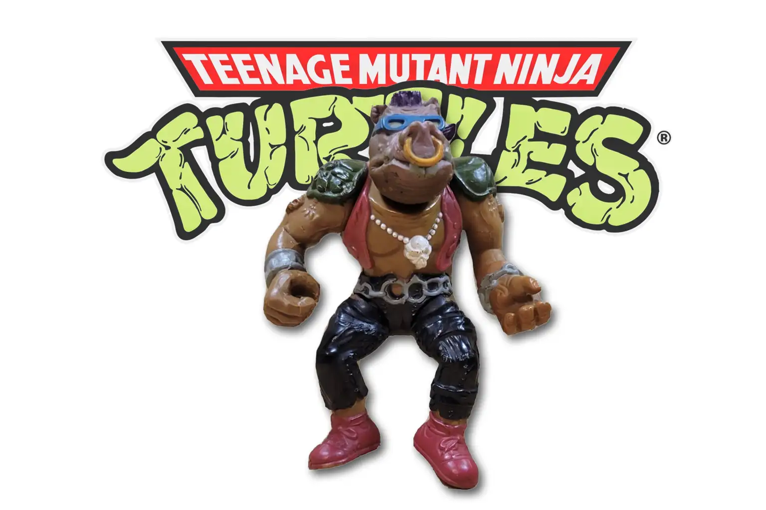 Bepop TMNT action figure from 1988 featured