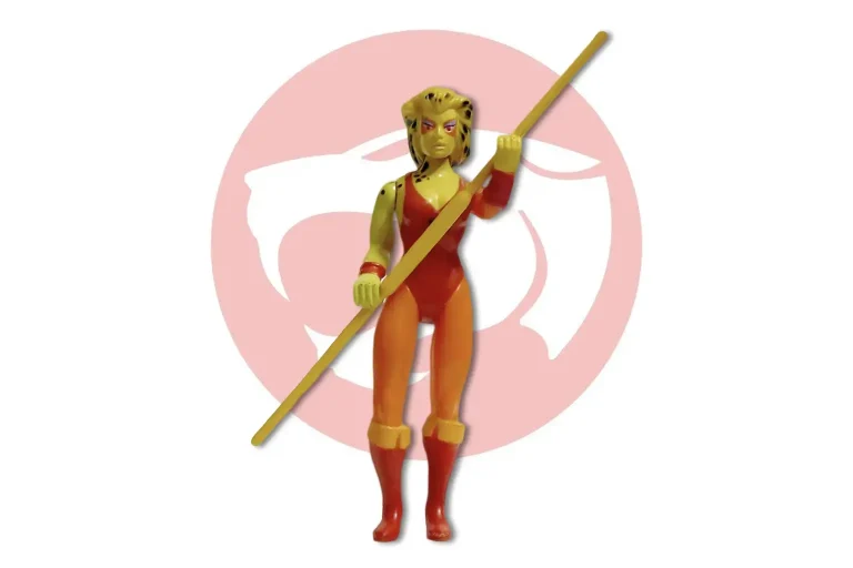 Cheetara Thundercats action figure from 1985 featured
