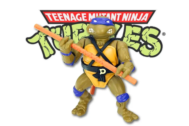 Donatello TMNT action figure from 1988 featured