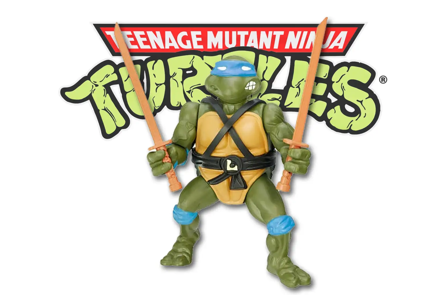 Leonardo TMNT action figure from 1988 featured