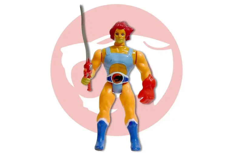 Lion-O Thundercats action figure from 1985 featured