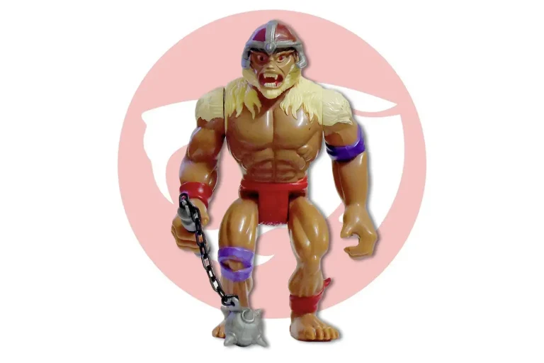Monkian Thundercats action figure from 1985 featured