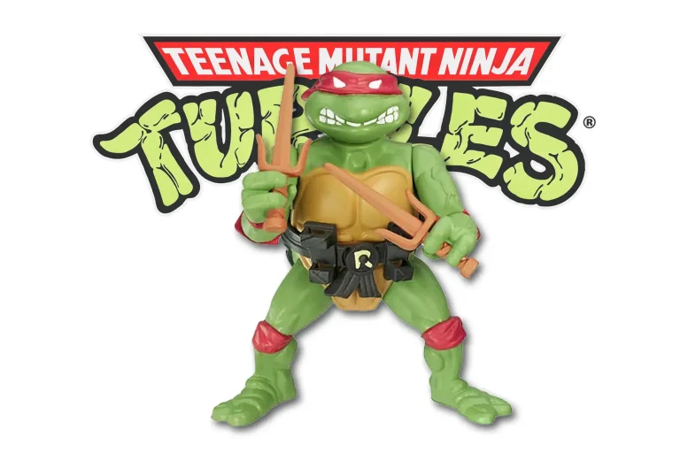 Raphael TMNT action figure from 1988 featured