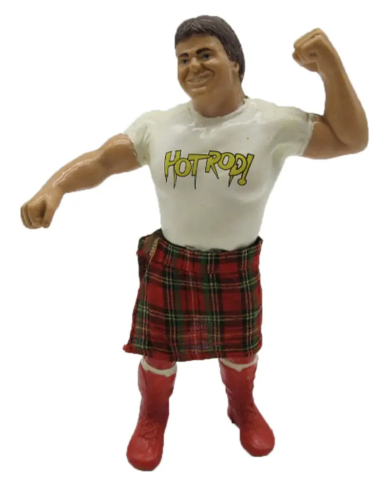 Loose front view of Roddy Piper 1984 LJN WWF action figure