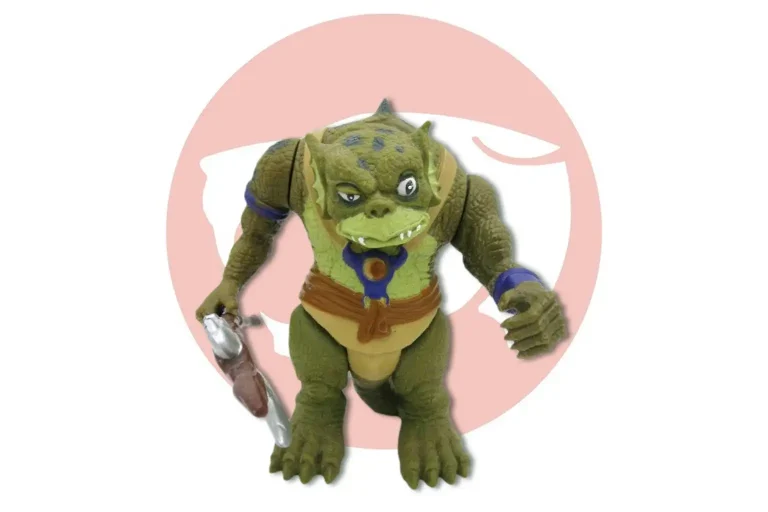 Slithe Thundercats action figure from 1985 featured