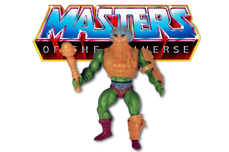 Man-At-Arms MOTU action figure from 1982 featured